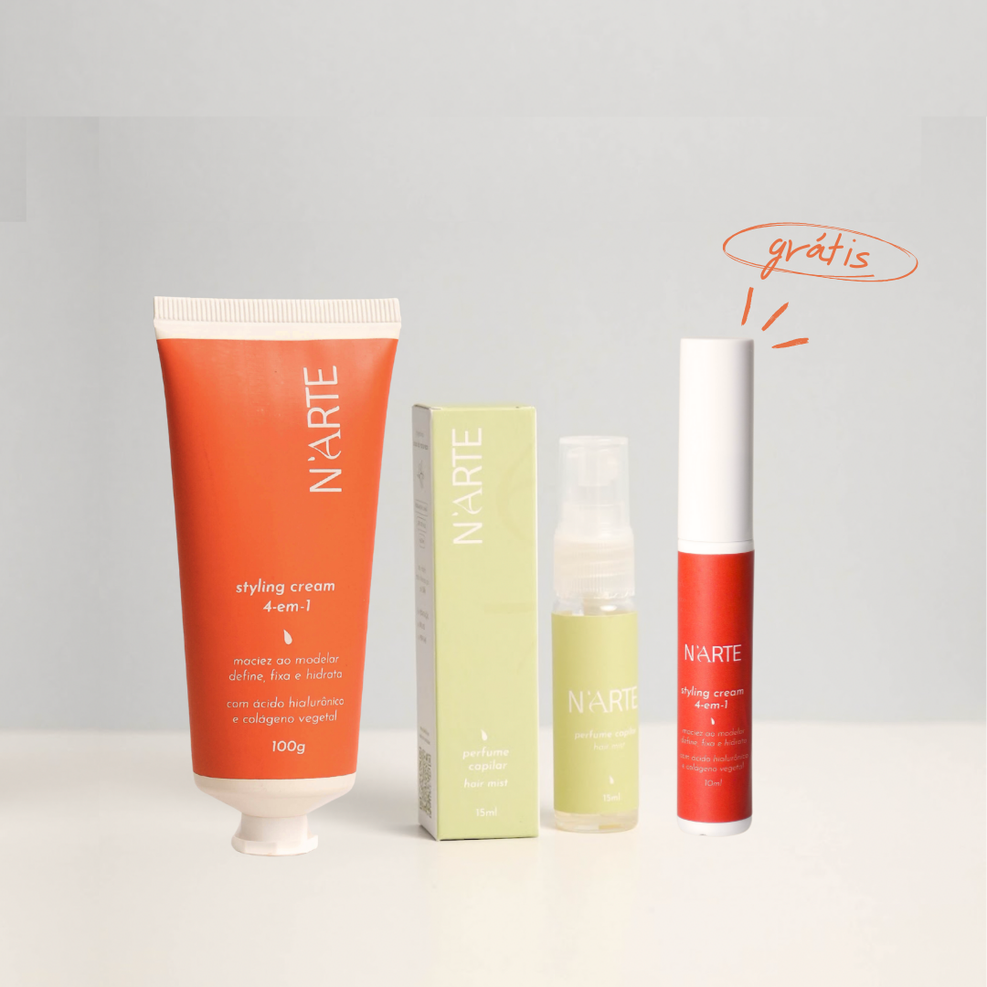 Kit Styling Cream + Perfume Capilar Brisas & Ganhe Styling To-go