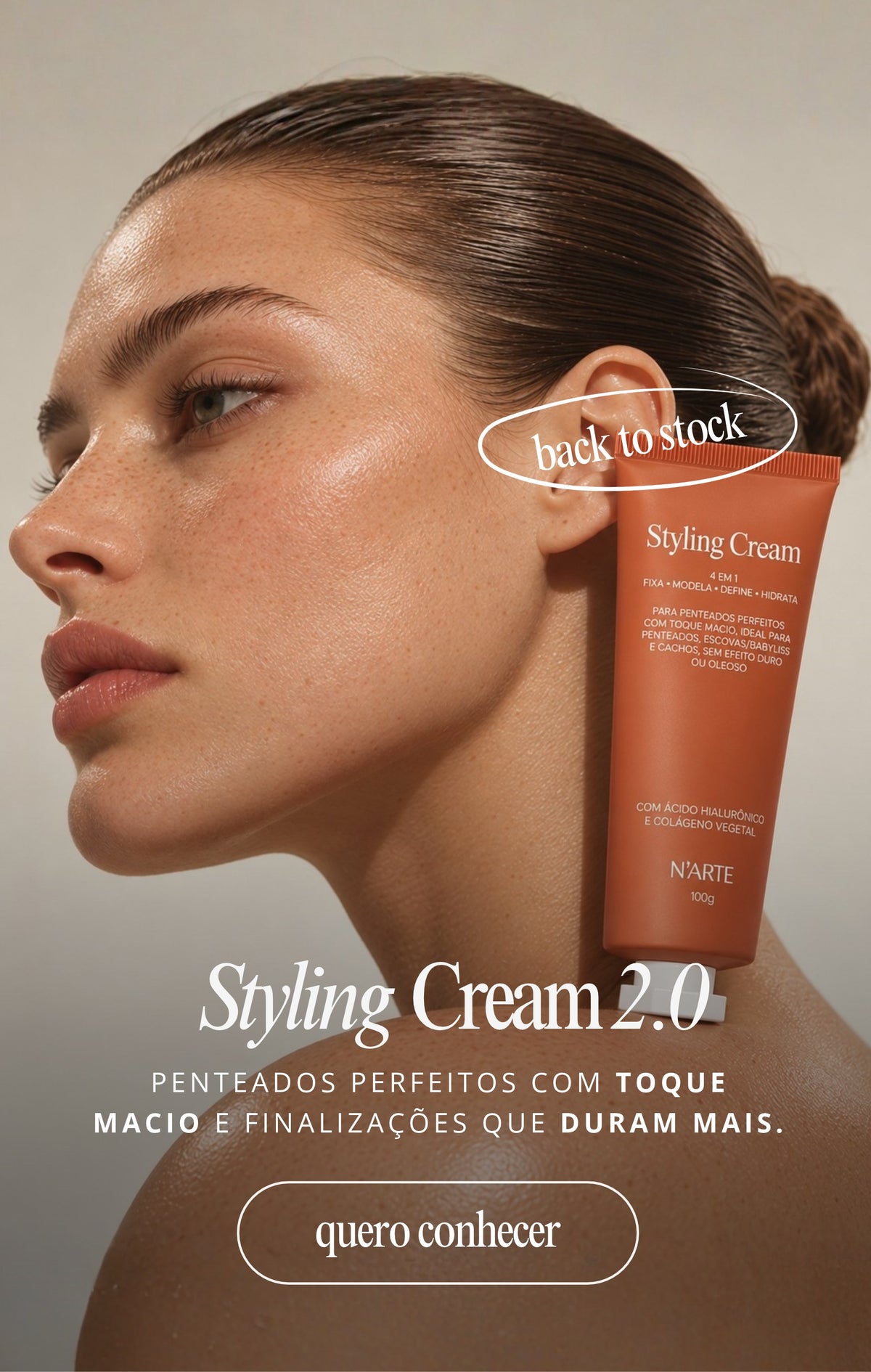 Styling Cream 2.0 de volta ao estoque: penteados perfeitos com toque macio e finalizações que duram mais